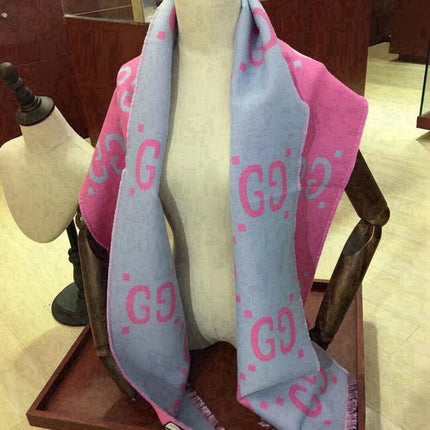 GUCCI 25S SCARF 180 IN WOOL 596385