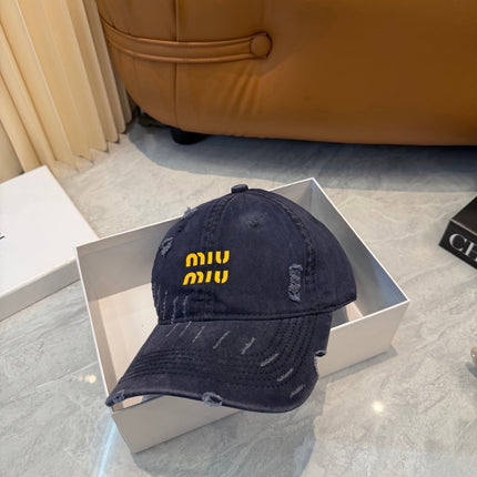 MIUMIU 26S BASEBALL CAP 342399