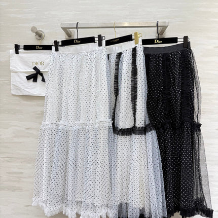 DIOR 25S LONG TULLE SKIRT STYLE 026