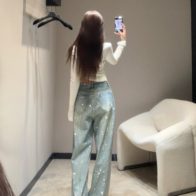 BALENCIAGA 26S WIDE LEG JEANS 005