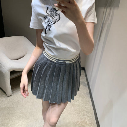 HERMES 25S SHORT-SLEEVE CREW NECK T-SHIRT 345
