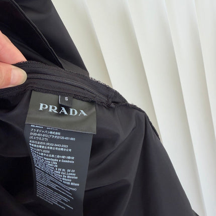 PRADA 26S PLEATED MIDI SKIRT STYLE 941