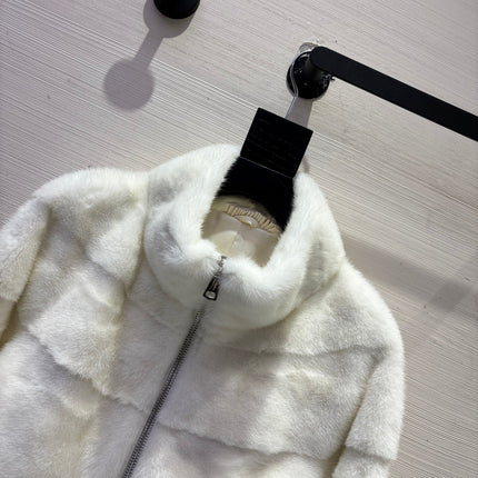 DIOR 25S SHORT VELVET MINK COAT 573