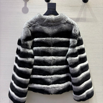 MAX MARA 25S V-NECK FUR COAT 155