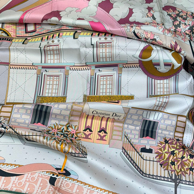 DIOR 26S SCARF 90CM IN SILK 311991