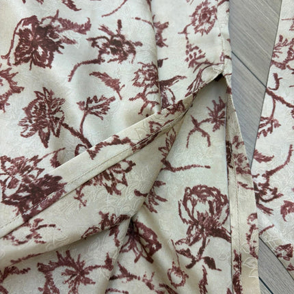 LORO PIANA 26S LONG SILK DRESS 712