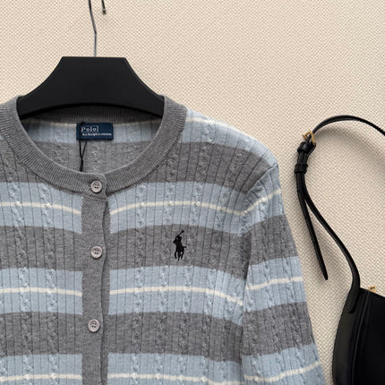 RALPH LAUREN 26S CREW-NECK KNIT CARDIGAN 613