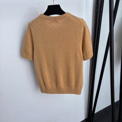 RALPH LAUREN 26S SHORT-SLEEVE CREW-NECK SWEATER 668