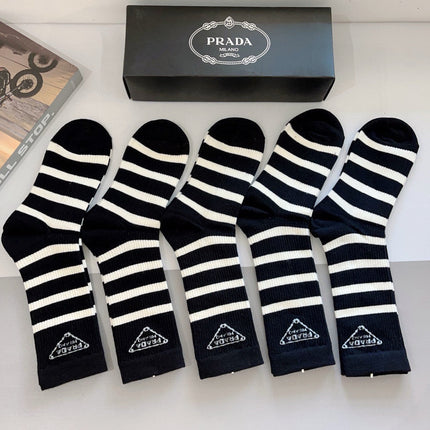 PRADA 26S CREW SOCKS 549153 (1 BOX)