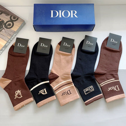 DIOR 26S ANKLE SOCKS 413877 (1 BOX)