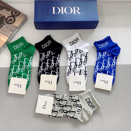 DIOR 26S ANKLE SOCKS 413885 (1 BOX)