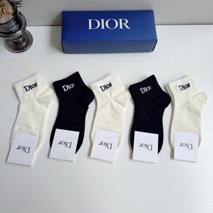 DIOR 26S ANKLE SOCKS 413895 (1 BOX)