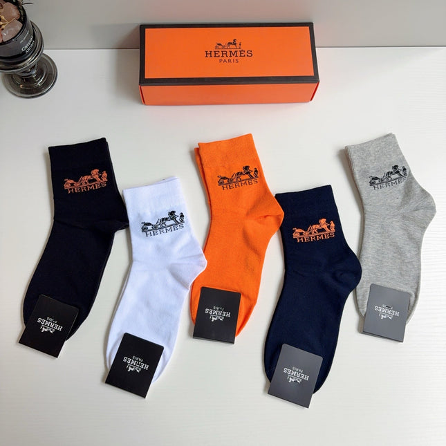 HERMES 26S ANKLE SOCKS 403753 (1 BOX)