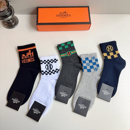 HERMES 26S ANKLE SOCKS 403599 (1 BOX)