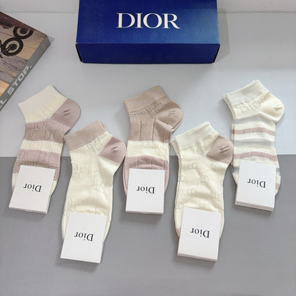 DIOR 26S ANKLE SOCKS 415744 (1 BOX)