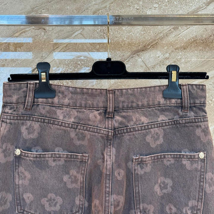 CHANEL 25S RETRO FLORAL JEANS 316