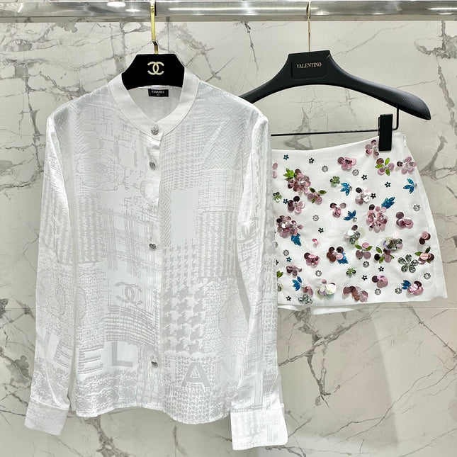 VALENTINO 26S PATTERNED CULOTTES 1223