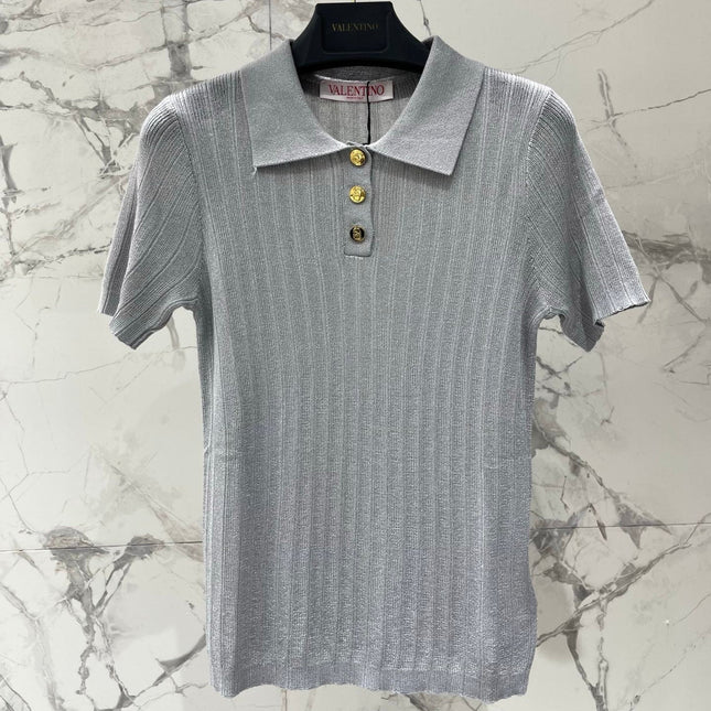 VALENTINO 26S SHORT SLEEVE KNIT T-SHIRT 137