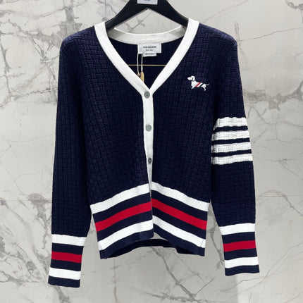 THOM 26S V-NECK KNIT CARDIGAN 385