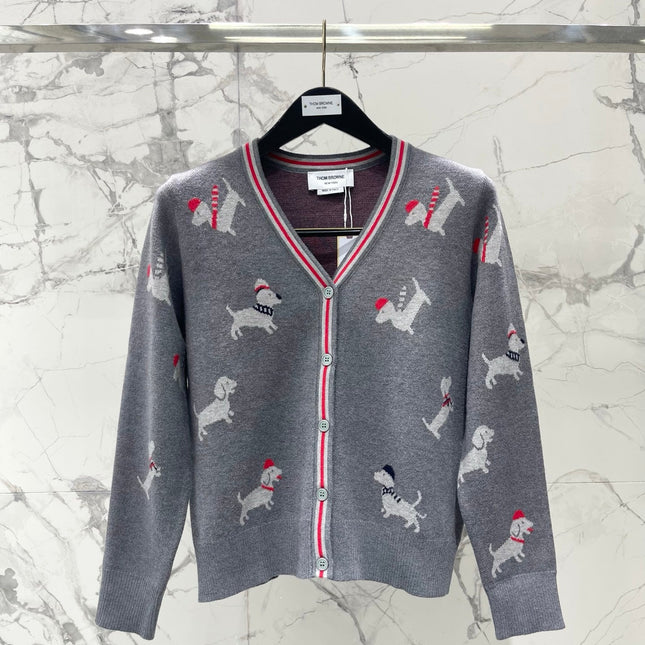 THOM 26S V-NECK KNIT CARDIGAN 307