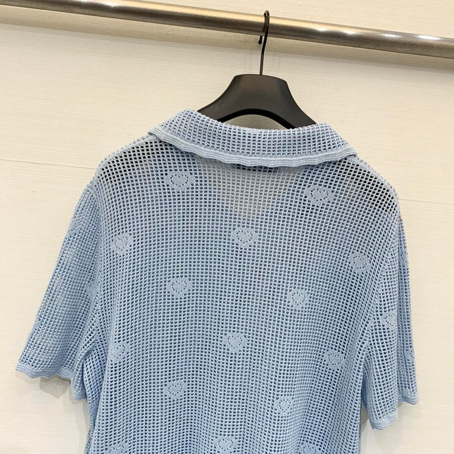 CHLOE 26S SHORT-SLEEVE KNIT TOP STYLE 67