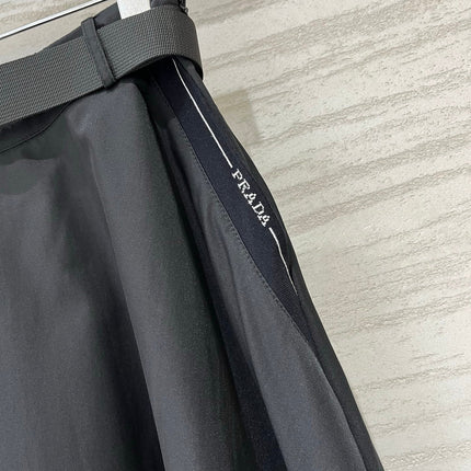 PRADA 26S A-LINE MIDI SKIRT 1185