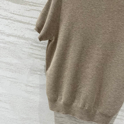 CHLOE 26S SHORT SLEEVE KNIT TOP STYLE 4