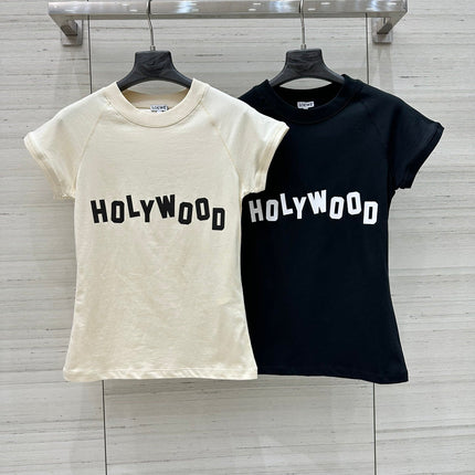 Loewe 25 Shhot Sleeved T-shirt Cotton