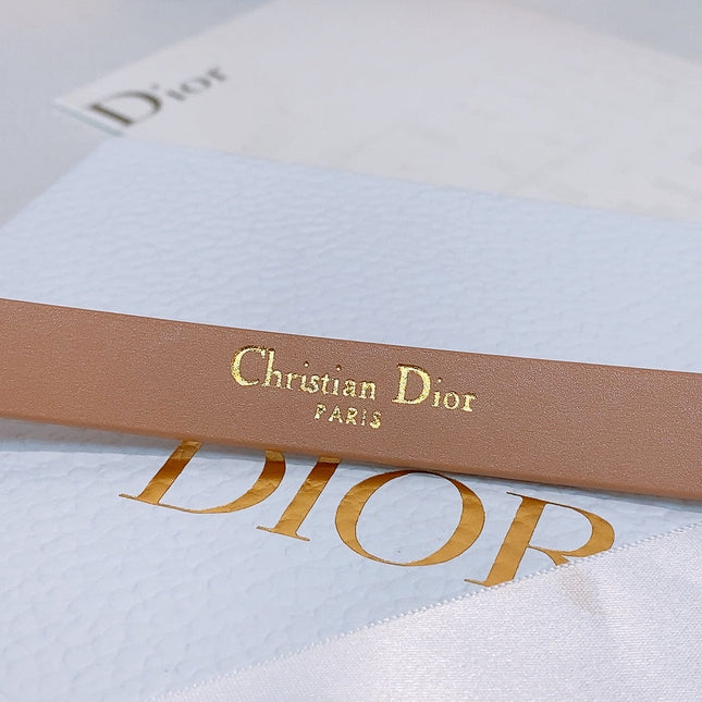 DIOR 26S BELT 15 MM IN CAMEL CALFSKIN 657714