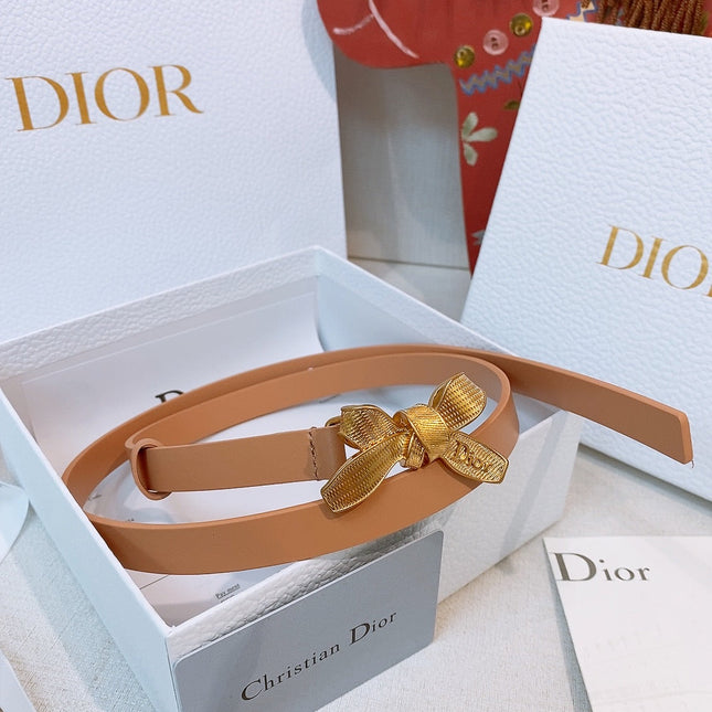 DIOR 26S BELT 15 MM IN CAMEL CALFSKIN 657719