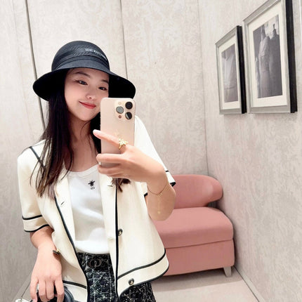 DIOR 25S CROPPED KNIT JACKET 833