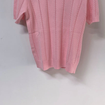 MIUMIU 26S SHORT-SLEEVED SWEATER STYLE 1119