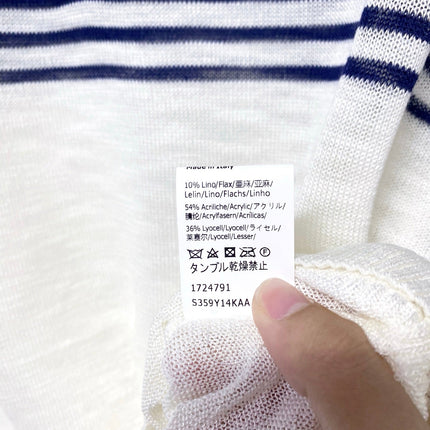 LOEWE 26S SHORT SLEEVE KNIT POLO TOP 493
