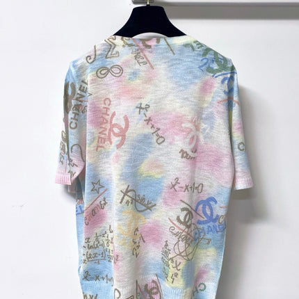 CHANEL 26S SHORT-SLEEVED KNIT SHIRT STYLE 1206