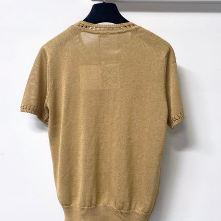 LOEWE 26S SHORT SLEEVE KNIT SWEATER 336