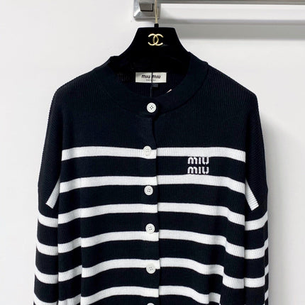 MIUMIU 26S KNIT CARDIGAN & MINI SKIRT SET 1426