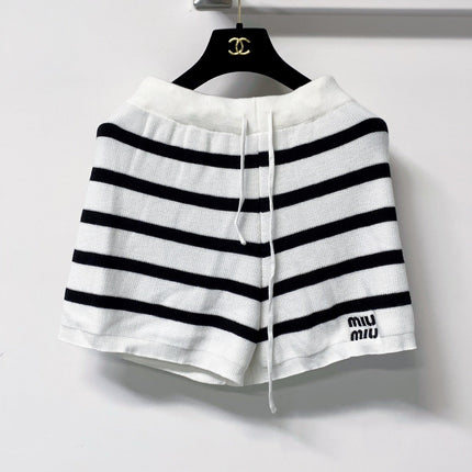 MIUMIU 26S KNIT CARDIGAN & MINI SKIRT SET 1425
