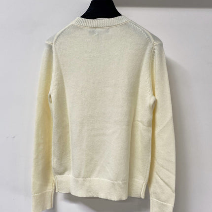 RALPH LAUREN 26S BEAR-MOTIF CREW-NECK SWEATER 690