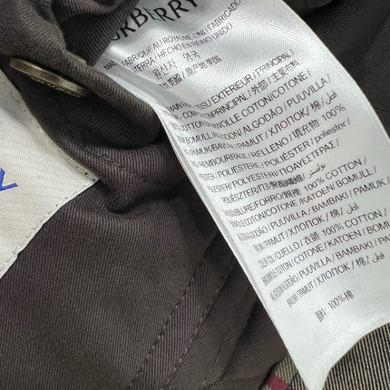 BURBERRY 25S COTTON PLAID JACKET 129