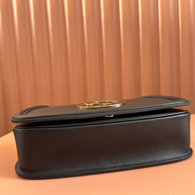 GUCCI 26S BLONDIE SHOULDER BAG 26 IN BLACK CALFSKIN