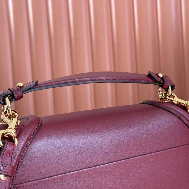 GUCCI 26S BLONDIE BAG 32 IN DARK RED CALFSKIN