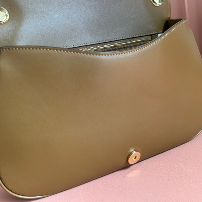 GUCCI 26S BLONDIE BAG 32 IN BROWN SUEDE