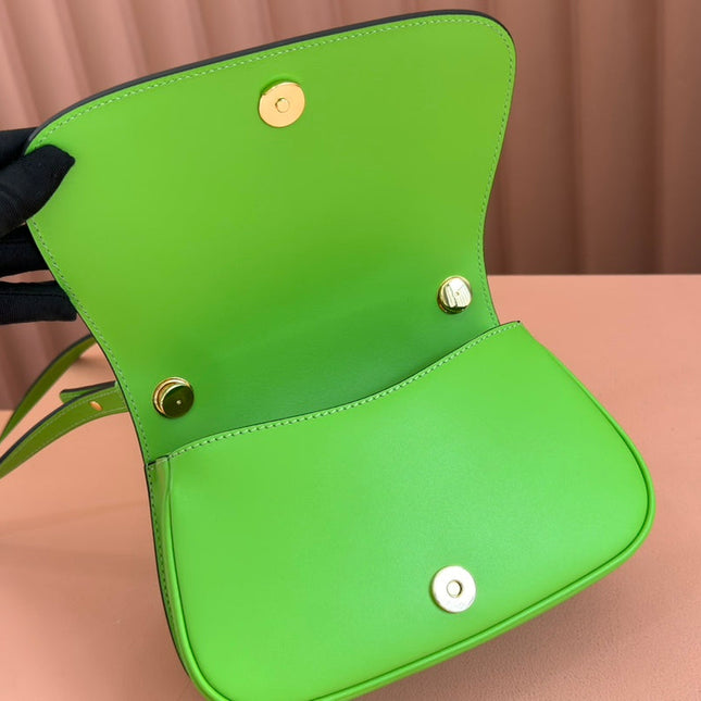 GUCCI 26S BLONDIE BAG 21 IN GREEN CALFSKIN