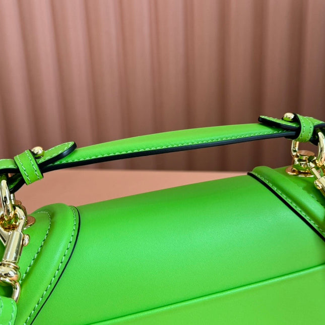 GUCCI 26S BLONDIE BAG 27 IN GREEN CALFSKIN
