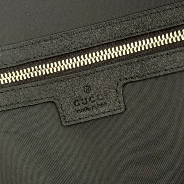 GUCCI 26S DUFFEL BAG 52 IN BLACK CANVAS