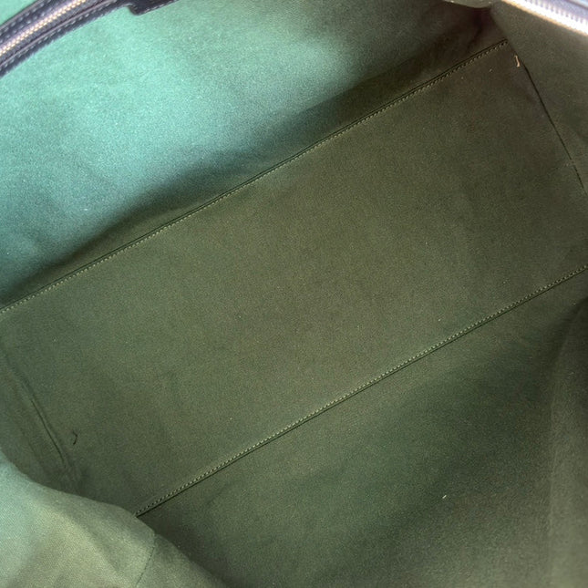 GUCCI 26S DUFFLE BAG 44 IN BLACK CALFSKIN