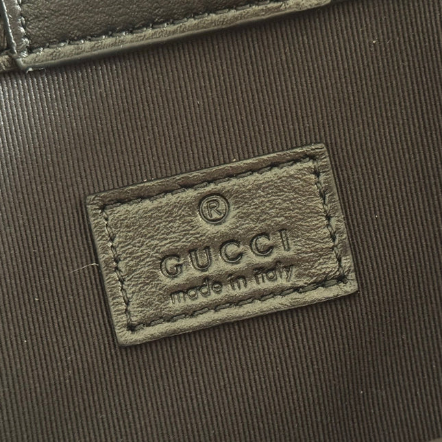 GUCCI 26S GG MARMONT TOTE BAG 17 IN BLACK CALFSKIN