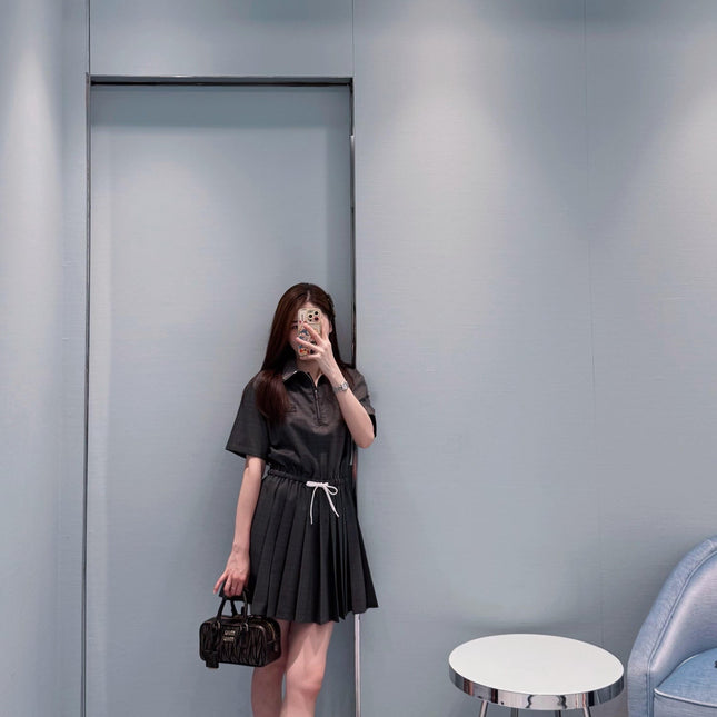 MIUMIU PLEATED DRESS STYLE 19