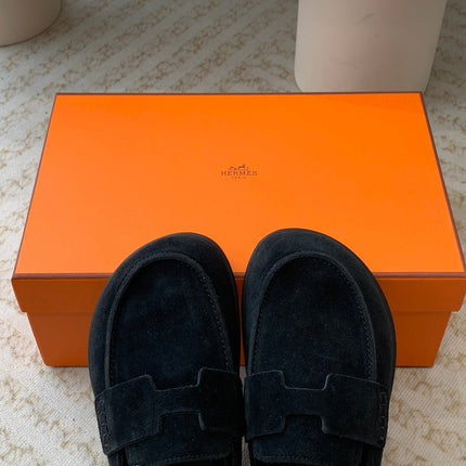 G0 MULE BLACK SUEDE
