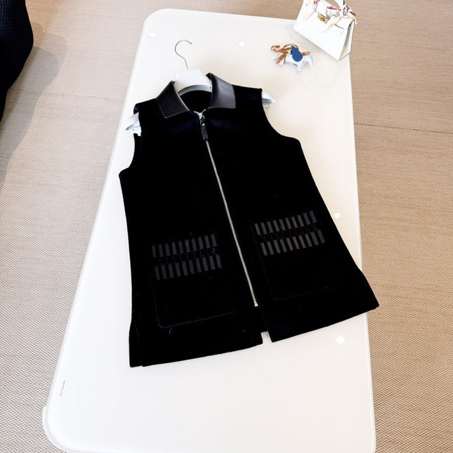 HERMES 25S SLEEVELESS VEST JACKET 476